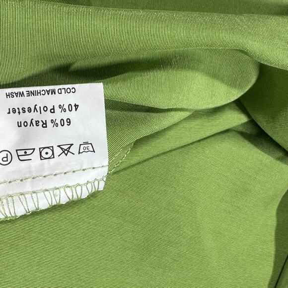 Peppermayo Audrey Vintage Slip Dress Size 6 Green V-Neck A Line Soft Coquette - Picture 9 of 10